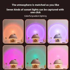 Mushroom House Humidifier Light