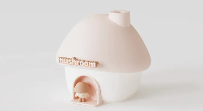 Mushroom House Humidifier Light