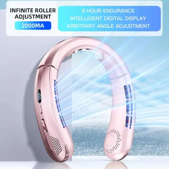 Cool Breeze Neck Fan with Display