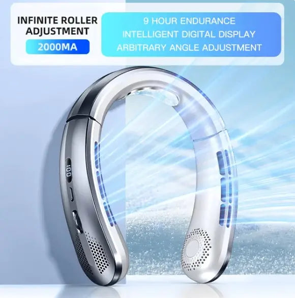 Cool Breeze Neck Fan with Display